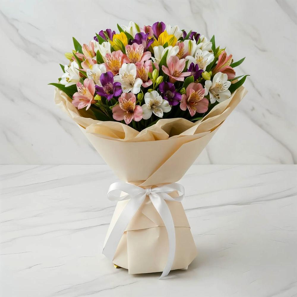 Букет цветов из: Альстромерии в Котельниче