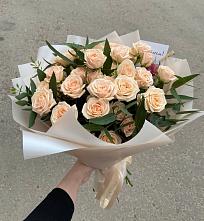 Букет Кремовые розы Латте в Котельниче