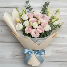 Букет цветов из:  Лизиантусы в Котельниче