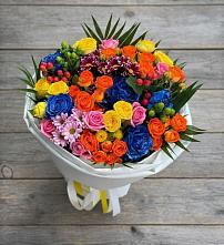 Букет цветов из:  Розы и Хризантемы в Котельниче
