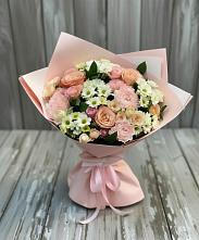 Букет цветов из:  Гвоздики, Розы и Хризантемы в Котельниче