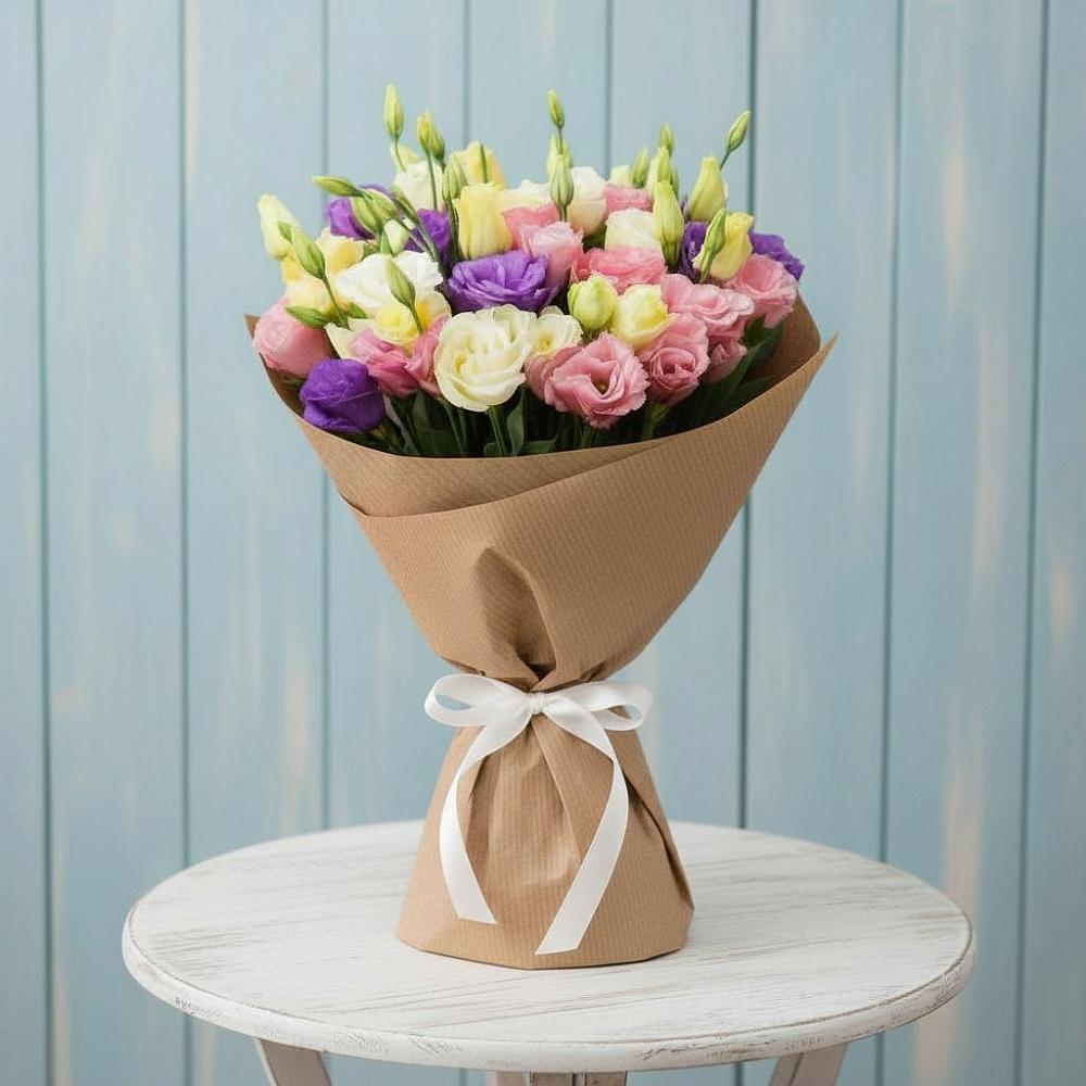 Букет цветов из: Лизиантусы в Котельниче