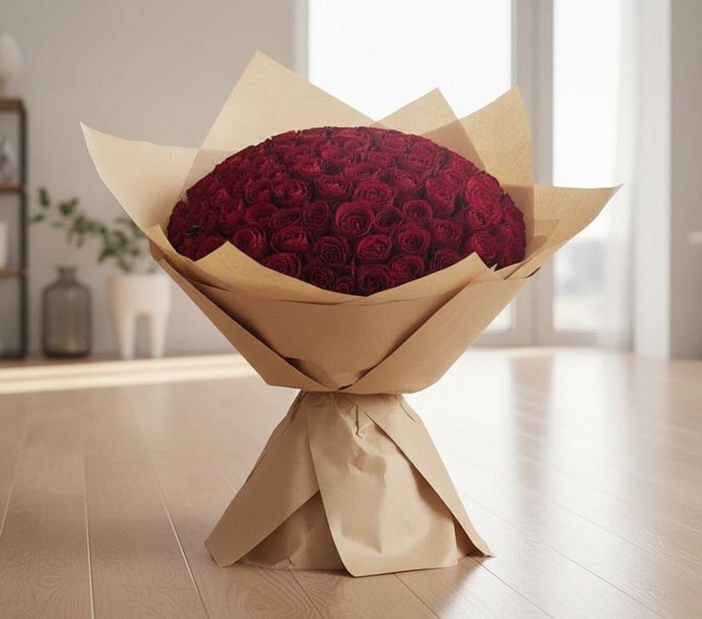 Букет 101 Красная роза в Котельниче