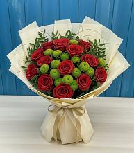 Букет цветов из:  Розы и Хризантемы в Котельниче