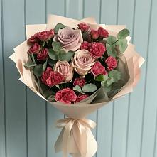 Букет цветов из:  Гвоздики и Розы в Котельниче