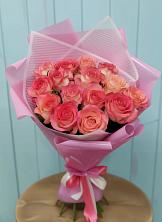Букет 15 Розовых роз Равель в Котельниче