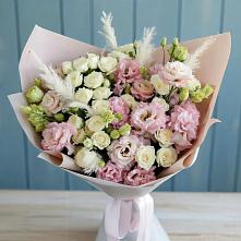 Букет цветов из:  Альстромерии и Розы в Котельниче