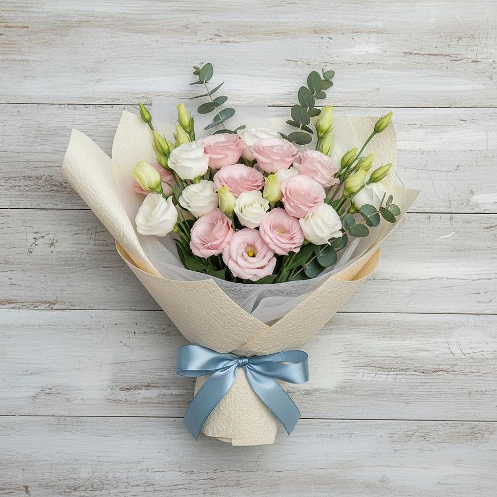 Букет цветов из: Лизиантусы в Котельниче